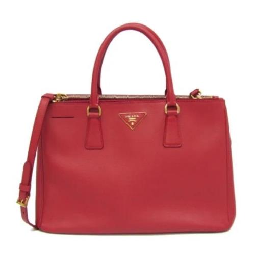 Pre-owned Leather prada-bags Prada Vintage , Red , Dames