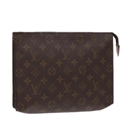 Pre-owned Canvas pouches Louis Vuitton Vintage , Brown , Dames