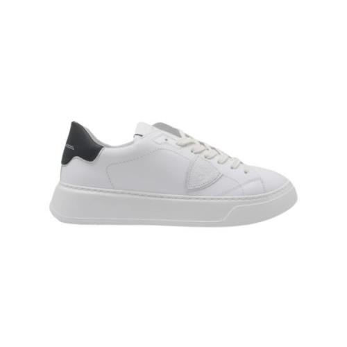 Luxe Witte Sneakers voor Heren Philippe Model , White , Heren