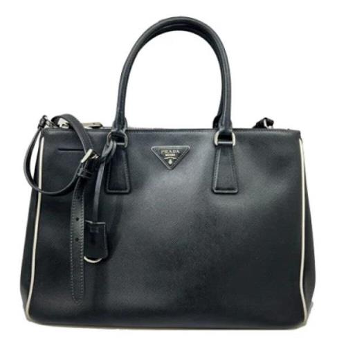 Pre-owned Leather prada-bags Prada Vintage , Black , Dames