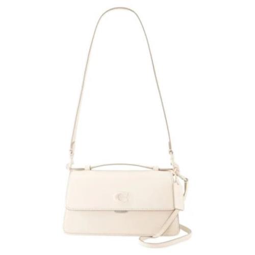 Leather crossbody-bags Coach , Beige , Dames