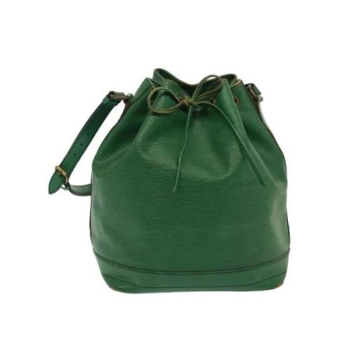 Pre-owned Leather louis-vuitton-bags Louis Vuitton Vintage , Green , D...