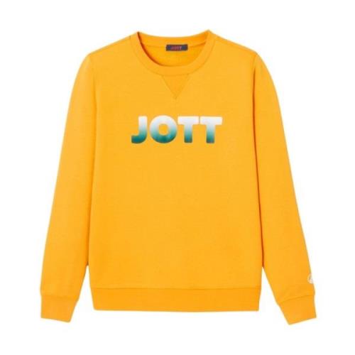 Organische Katoenen Sweater - Ronde Hals Jott , Orange , Dames