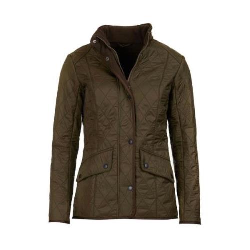 Polarquilt jack in groen Barbour , Green , Dames