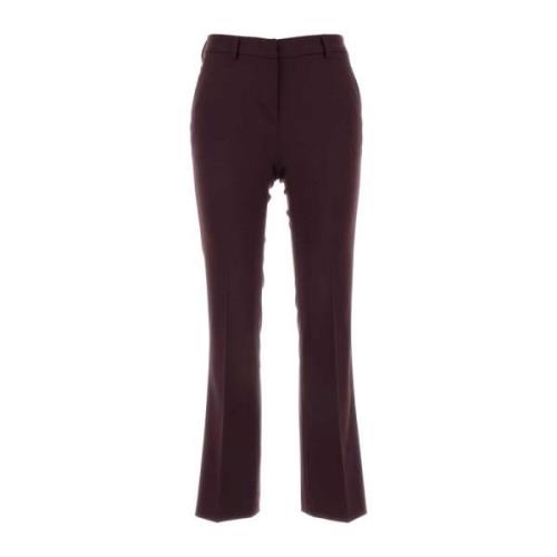 Stretch wollen Jaine broek in pruim PT Torino , Purple , Dames