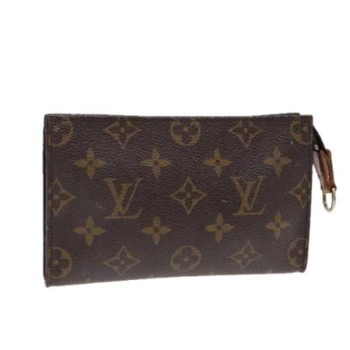 Pre-owned Canvas pouches Louis Vuitton Vintage , Brown , Dames