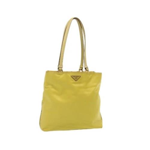 Pre-owned Nylon prada-bags Prada Vintage , Yellow , Dames