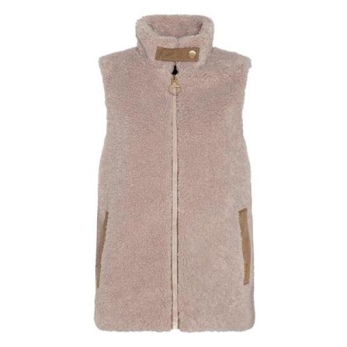 Elisha Fleece Vest - Beige Barbour , Beige , Dames