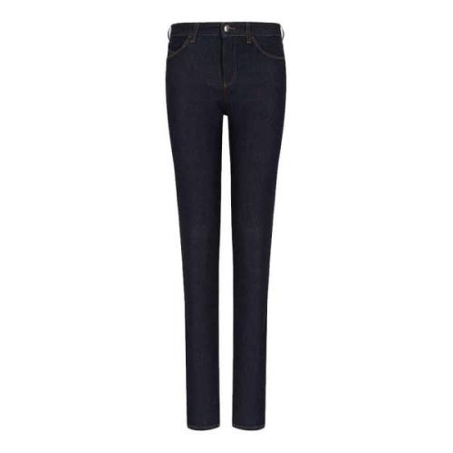 Slim Fit Denim Blue Jeans Emporio Armani , Blue , Dames