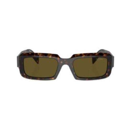 Acetaat Zonnebril Prada , Brown , Dames