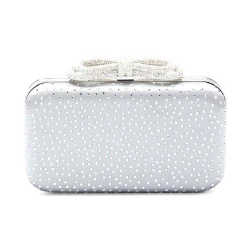 Clutch Tas met Kristallen Mach & Mach , Blue , Dames