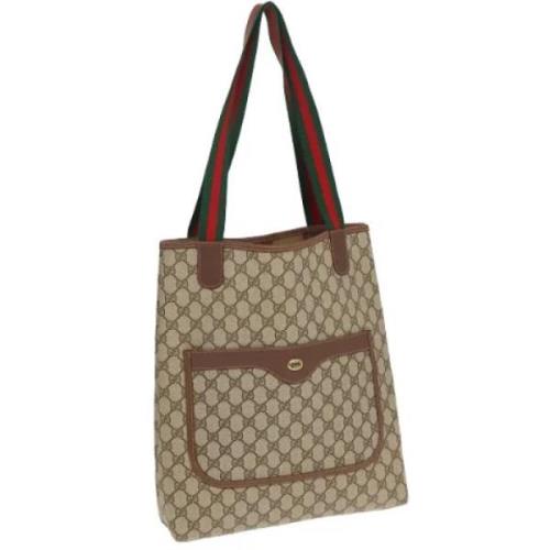 Pre-owned Leather gucci-bags Gucci Vintage , Brown , Dames