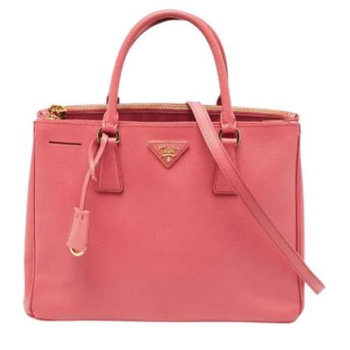 Pre-owned Leather prada-bags Prada Vintage , Pink , Dames