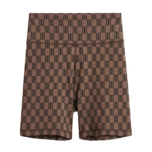 Sportieve Donker Mahonie Shorts By Herenne Birger , Brown , Dames