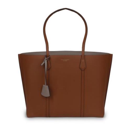 Leren Shopping Bag 'Perry' Tory Burch , Brown , Dames