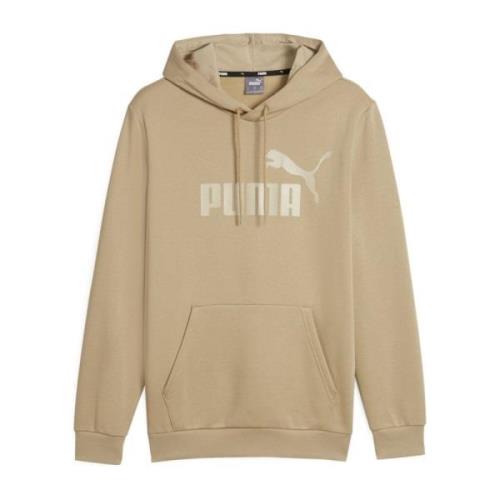 Basis Logo Hoodie - Beige Puma , Beige , Heren