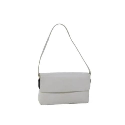 Pre-owned Leather gucci-bags Gucci Vintage , White , Dames