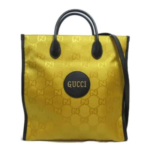 Pre-owned Fabric totes Gucci Vintage , Yellow , Dames