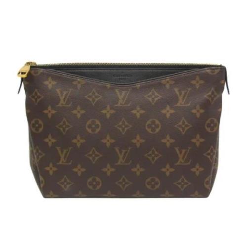 Pre-owned Canvas clutches Louis Vuitton Vintage , Brown , Dames