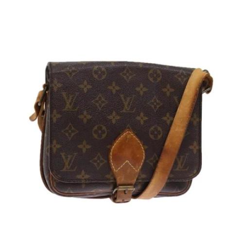 Pre-owned Canvas louis-vuitton-bags Louis Vuitton Vintage , Brown , Da...