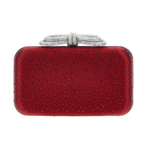 Stijlvolle Clutch Tas Fw24Bg0002Strbdx Mach & Mach , Red , Dames