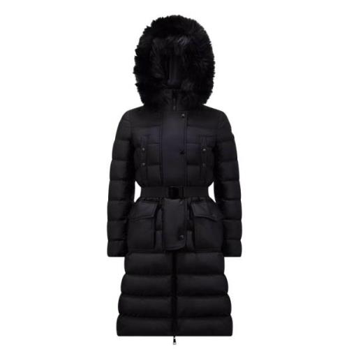 Khloe Lange Donsjas - Zwart Moncler , Black , Dames