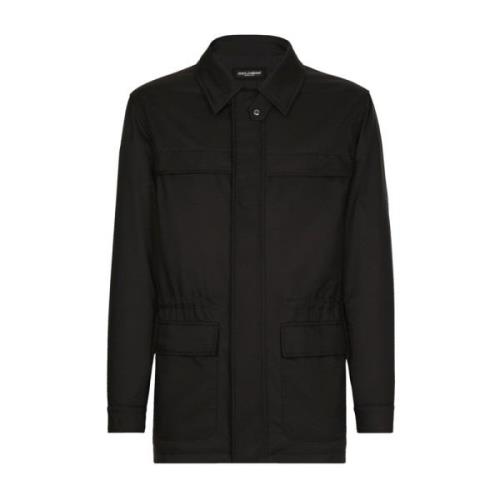 Stijlvolle jas voor mannen Dolce & Gabbana , Black , Heren