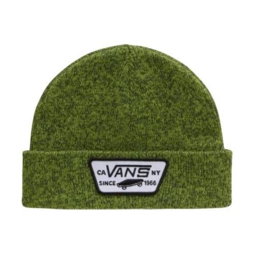 Groene Logo Patch Beanie Vans , Green , Unisex