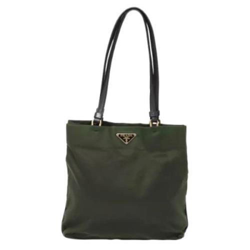 Pre-owned Fabric prada-bags Prada Vintage , Green , Dames