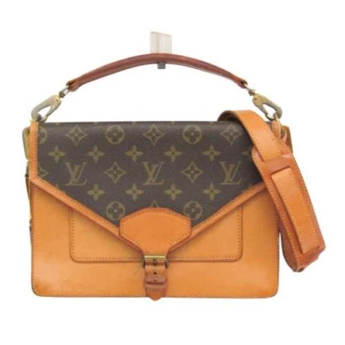 Pre-owned Canvas shoulder-bags Louis Vuitton Vintage , Brown , Dames