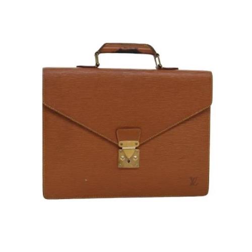 Pre-owned Leather louis-vuitton-bags Louis Vuitton Vintage , Brown , D...