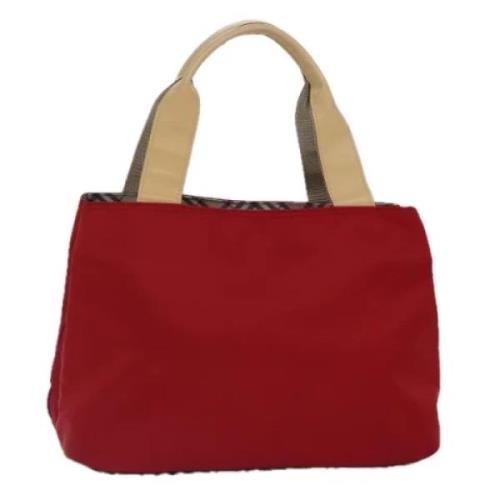 Pre-owned Nylon handbags Burberry Vintage , Red , Dames