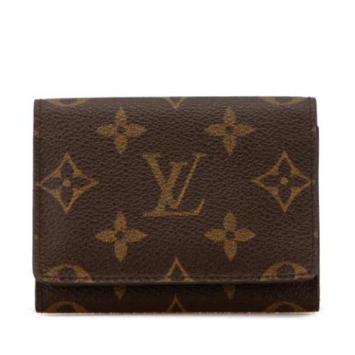 Pre-owned Canvas wallets Louis Vuitton Vintage , Brown , Dames