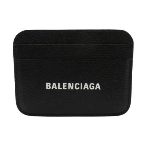 Pre-owned Leather wallets Balenciaga Vintage , Black , Dames