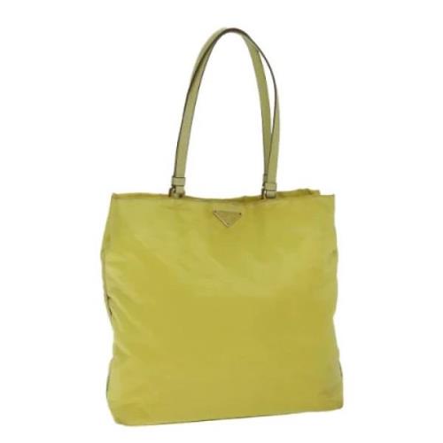 Pre-owned Nylon prada-bags Prada Vintage , Yellow , Dames