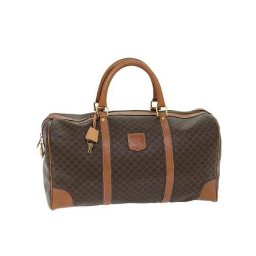 Pre-owned Canvas celine-bags Celine Vintage , Brown , Dames