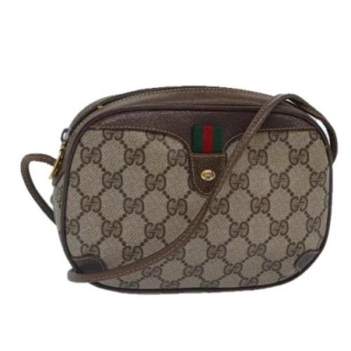 Pre-owned Canvas gucci-bags Gucci Vintage , Brown , Dames