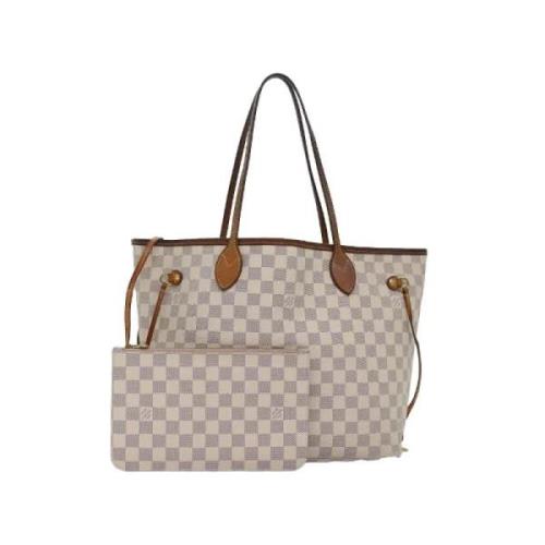 Pre-owned Canvas louis-vuitton-bags Louis Vuitton Vintage , Beige , Da...