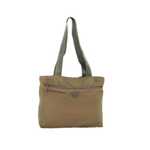 Pre-owned Nylon prada-bags Prada Vintage , Beige , Dames