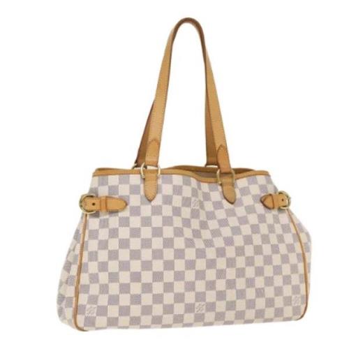 Pre-owned Canvas louis-vuitton-bags Louis Vuitton Vintage , White , Da...