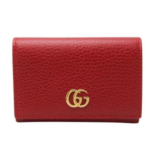 Pre-owned Leather home-office Gucci Vintage , Red , Dames