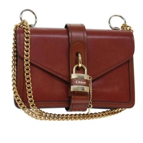 Pre-owned Leather shoulder-bags Chloé Pre-owned , Brown , Dames