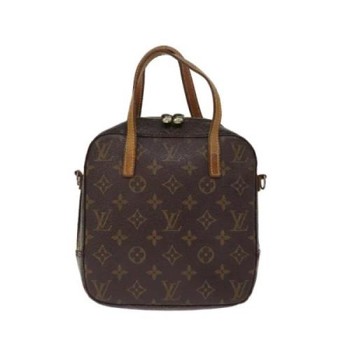 Pre-owned Canvas louis-vuitton-bags Louis Vuitton Vintage , Brown , Da...