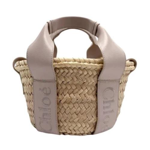 Pre-owned Raffia shoulder-bags Chloé Pre-owned , Gray , Dames