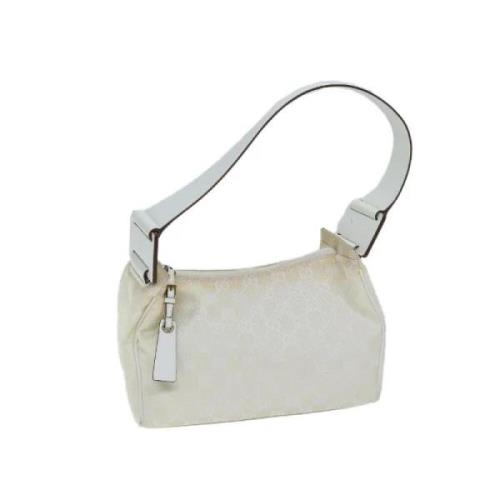 Pre-owned Canvas gucci-bags Gucci Vintage , White , Dames