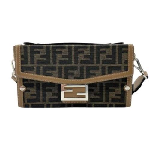 Pre-owned Leather fendi-bags Fendi Vintage , Brown , Dames