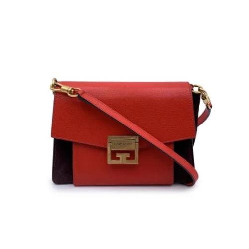 Pre-owned Leather shoulder-bags Givenchy Pre-owned , Red , Dames