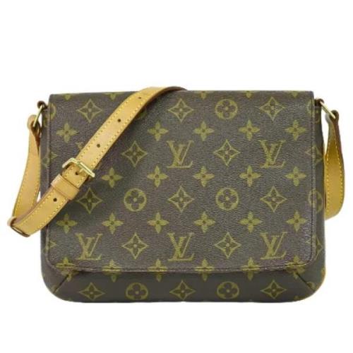 Pre-owned Canvas louis-vuitton-bags Louis Vuitton Vintage , Brown , Da...