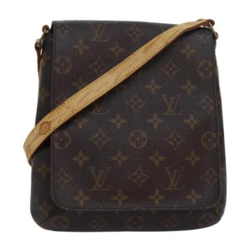 Pre-owned Canvas louis-vuitton-bags Louis Vuitton Vintage , Brown , Da...