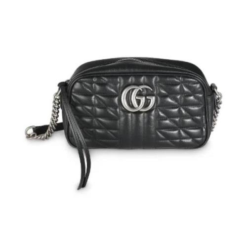 Pre-owned Leather gucci-bags Gucci Vintage , Black , Dames